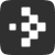 Pixelated arrow icon