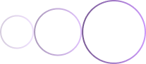 Three Glowing circles